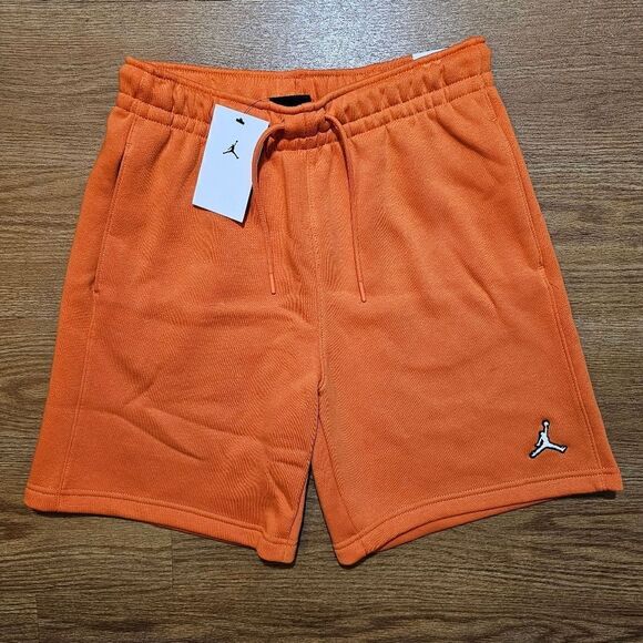 Air Jordan Brooklyn Fleece Shorts Women's Small S Orange Lobster DX0380-847 New - Picture 3 of 15